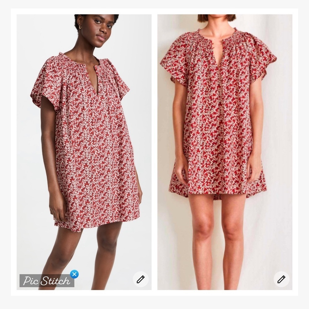 A Piece Apart Deia Mini Dress Mango Bouquet